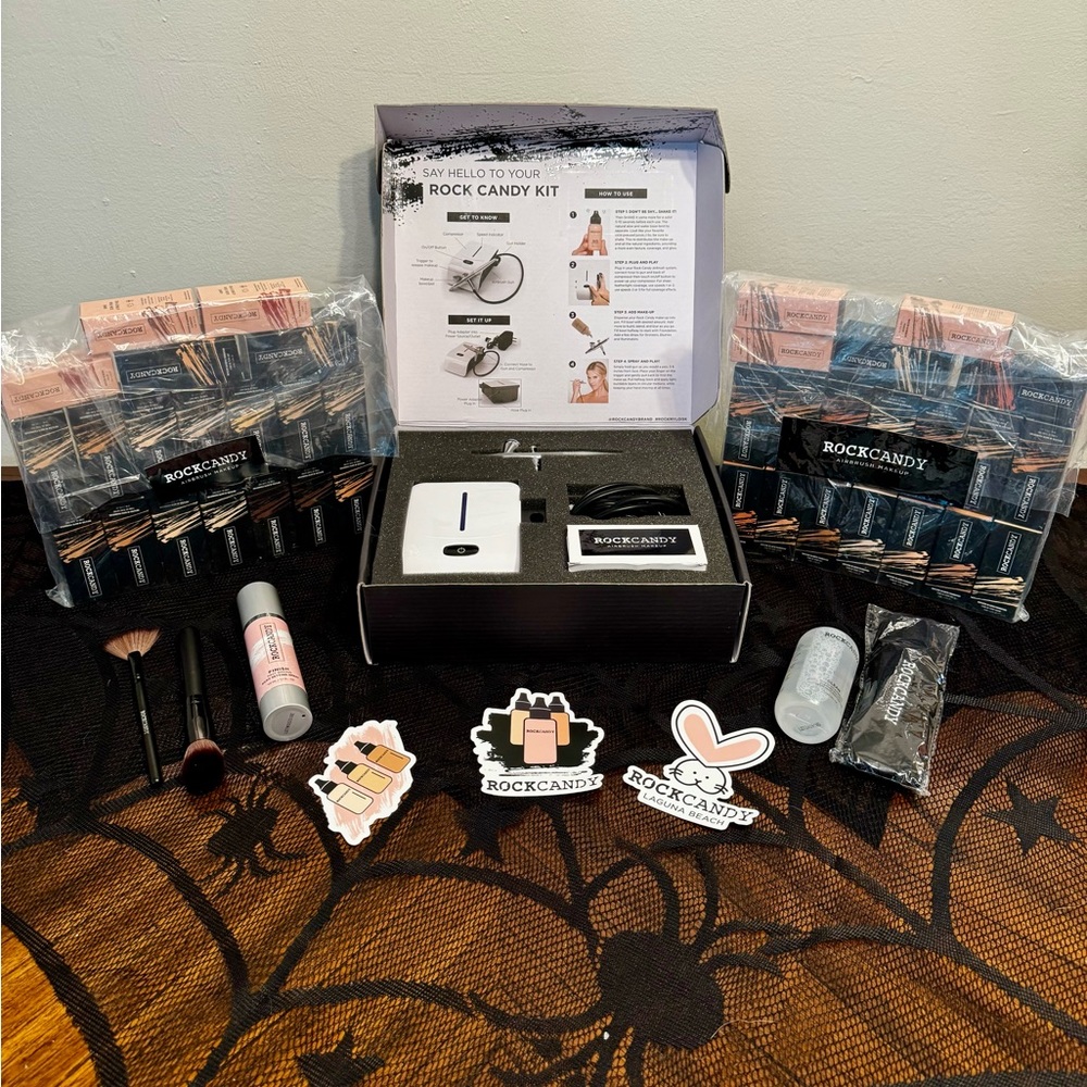 Complete professional Rock candy airbrush system. paid $1400 never used.